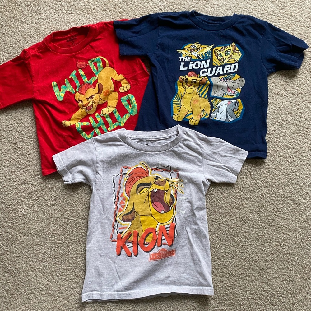 Lion Guard T Shirt Bundle 4T
